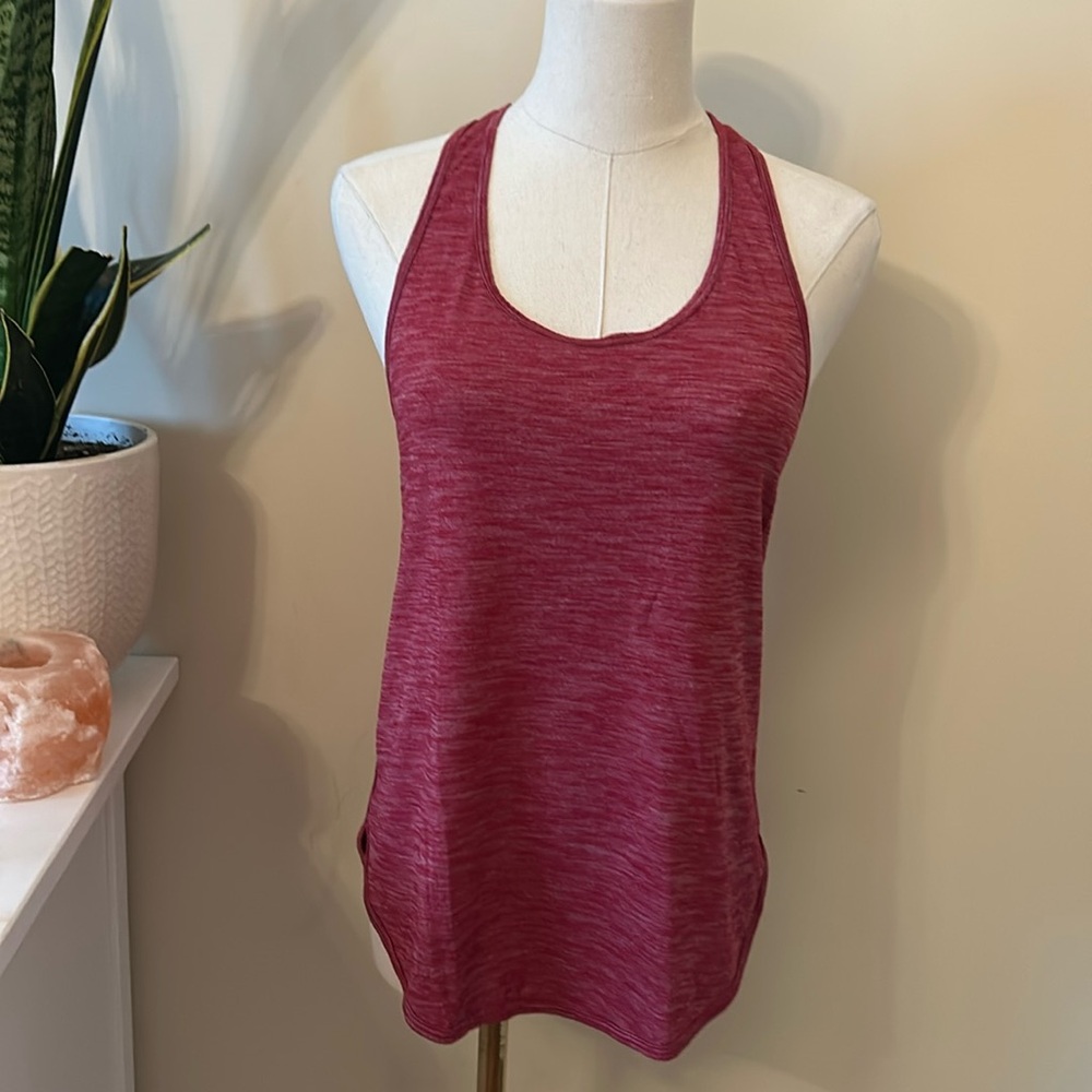 Lululemon Ssz 4 Singlet Bergundy Singlet Tank